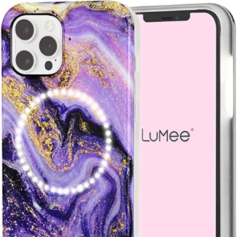 NIB Lumee halo case for iPhone 12/12 pro.